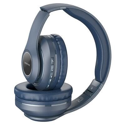 Borofone BO17DU Навушники BOROFONE BO17 wireless headphones Dark Blue BO17DU: Купити в Україні - Добра ціна на EXIST.UA!