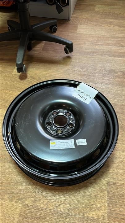 Диск Колёсный Стальной Volvo 4x19 5x108 ET35 Black Volvo 31660976
