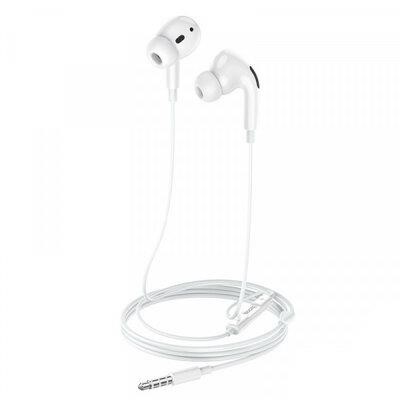 6931474782380 Hoco Навушники HOCO M101 Pro Crystal sound wire-controlled earphones with microphone White