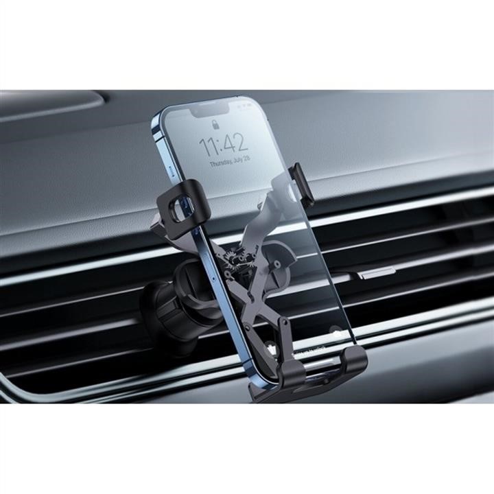 Тримач для мобільного Baseus Stable Gravitational Car Mount Lite (Air Outlet Version) black Baseus SUWX010001