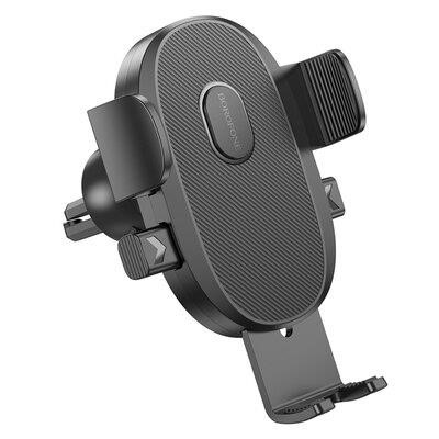 6941991103681 Borofone Тримач для мобільного BOROFONE BH92 Grand one-button car holder(air outlet) Black