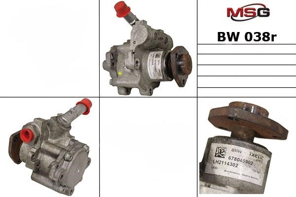 MSG Rebuilding BW038R Насос гідропідсилювача керма відновлений BW038R: Купити в Україні - Добра ціна на EXIST.UA!