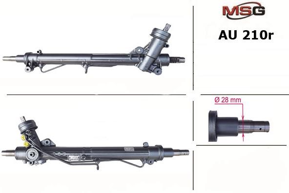 MSG Rebuilding AU210R Рульова рейка з ГПК відновлена AU210R: Купити в Україні - Добра ціна на EXIST.UA!