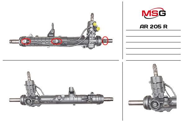 MSG Rebuilding AR205R Рульова рейка з ГПК відновлена AR205R: Купити в Україні - Добра ціна на EXIST.UA!