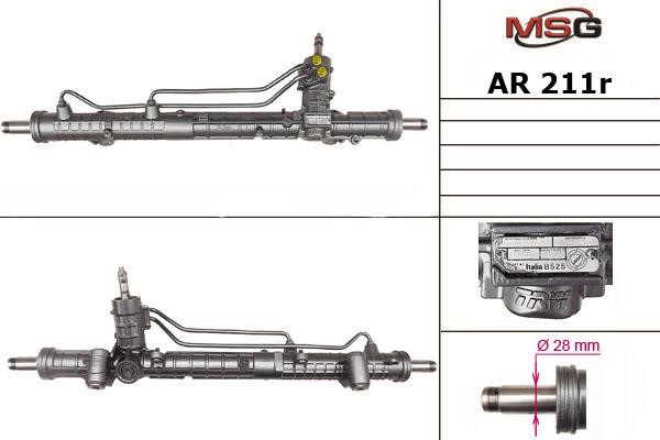 MSG Rebuilding AR211R Рульова рейка з ГПК відновлена AR211R: Купити в Україні - Добра ціна на EXIST.UA!