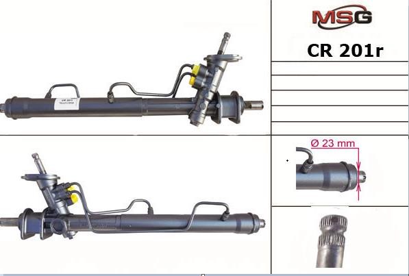 MSG Rebuilding CR201R Рульова рейка з ГПК відновлена CR201R: Купити в Україні - Добра ціна на EXIST.UA!