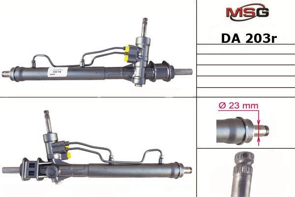 MSG Rebuilding DA203R Рульова рейка з ГПК відновлена DA203R: Купити в Україні - Добра ціна на EXIST.UA!
