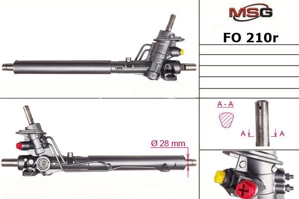 MSG Rebuilding FO210R Рульова рейка з ГПК відновлена FO210R: Купити в Україні - Добра ціна на EXIST.UA!