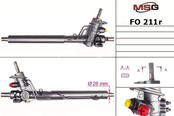 MSG Rebuilding FO211R Рульова рейка з ГПК відновлена FO211R: Купити в Україні - Добра ціна на EXIST.UA!