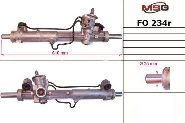 MSG Rebuilding FO234R Рульова рейка з ГПК відновлена FO234R: Купити в Україні - Добра ціна на EXIST.UA!