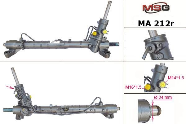 MSG Rebuilding MA212R Рульова рейка з ГПК відновлена MA212R: Купити в Україні - Добра ціна на EXIST.UA!