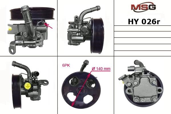 MSG Rebuilding HY026R Насос гідропідсилювача керма відновлений HY026R: Купити в Україні - Добра ціна на EXIST.UA!