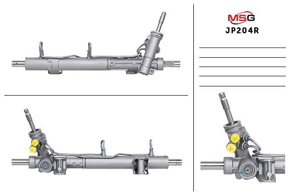 MSG Rebuilding JP204R Рульова рейка з ГПК відновлена JP204R: Купити в Україні - Добра ціна на EXIST.UA!