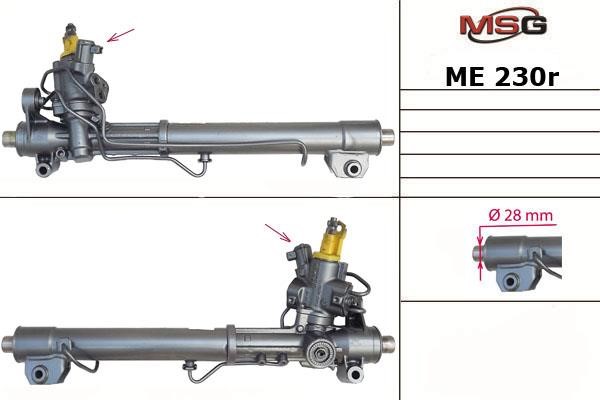 MSG Rebuilding ME230R Рульова рейка з ГПК відновлена ME230R: Купити в Україні - Добра ціна на EXIST.UA!