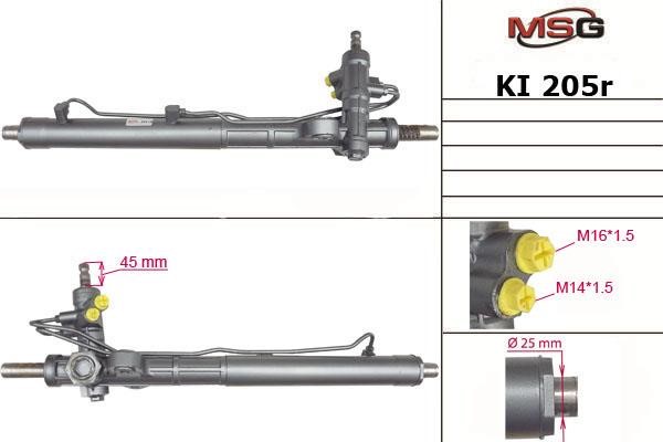 MSG Rebuilding KI205R Рульова рейка з ГПК відновлена KI205R: Купити в Україні - Добра ціна на EXIST.UA!