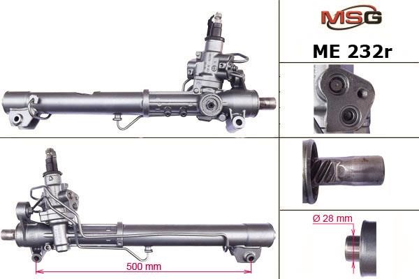 MSG Rebuilding ME232R Рульова рейка з ГПК відновлена ME232R: Купити в Україні - Добра ціна на EXIST.UA!