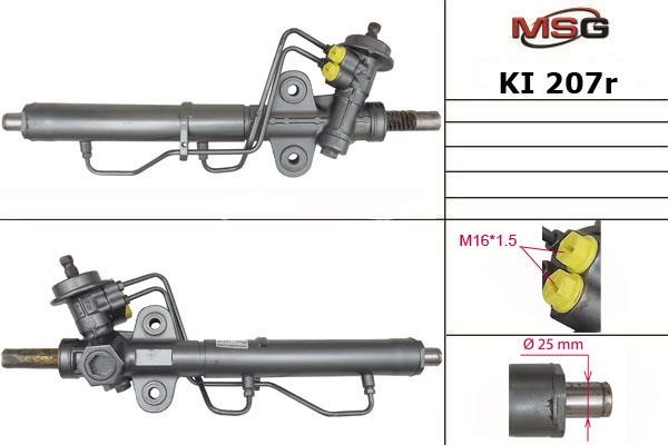 MSG Rebuilding KI207R Рульова рейка з ГПК відновлена KI207R: Купити в Україні - Добра ціна на EXIST.UA!