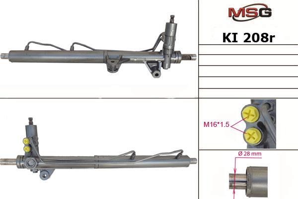 MSG Rebuilding KI208R Рульова рейка з ГПК відновлена KI208R: Купити в Україні - Добра ціна на EXIST.UA!
