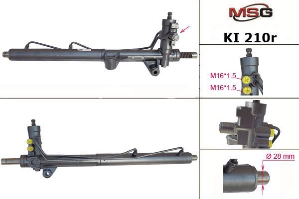 MSG Rebuilding KI210R Рульова рейка з ГПК відновлена KI210R: Купити в Україні - Добра ціна на EXIST.UA!