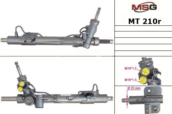 MSG Rebuilding MT210R Рульова рейка з ГПК відновлена MT210R: Купити в Україні - Добра ціна на EXIST.UA!