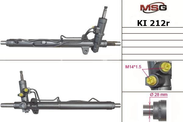 MSG Rebuilding KI212R Рульова рейка з ГПК відновлена KI212R: Купити в Україні - Добра ціна на EXIST.UA!