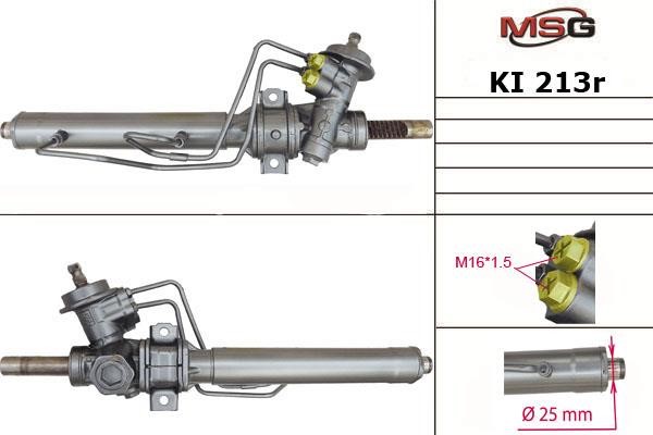 MSG Rebuilding KI213R Рульова рейка з ГПК відновлена KI213R: Купити в Україні - Добра ціна на EXIST.UA!