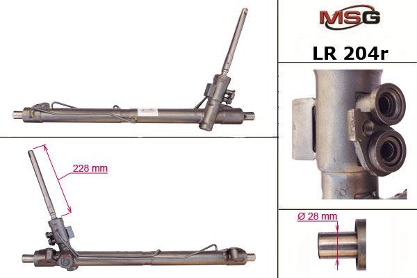 MSG Rebuilding LR204R Рульова рейка з ЕПК відновлена LR204R: Купити в Україні - Добра ціна на EXIST.UA!