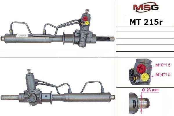 MSG Rebuilding MT215R Рульова рейка з ГПК відновлена MT215R: Купити в Україні - Добра ціна на EXIST.UA!