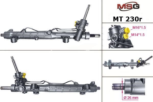 MSG Rebuilding MT230R Рульова рейка з ГПК відновлена MT230R: Купити в Україні - Добра ціна на EXIST.UA!