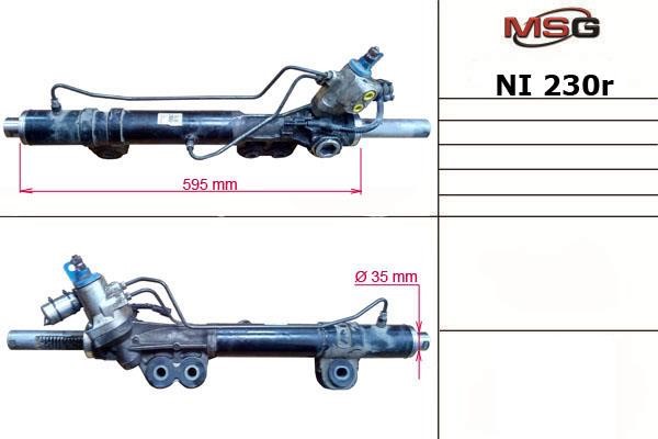 MSG Rebuilding NI230R Рульова рейка з ГПК відновлена NI230R: Купити в Україні - Добра ціна на EXIST.UA!