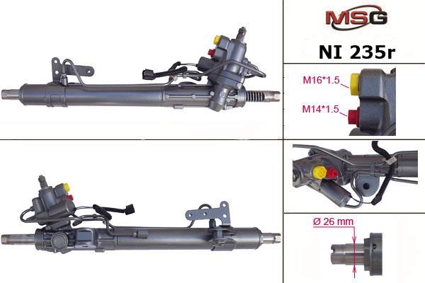MSG Rebuilding NI235R Рульова рейка з ГПК відновлена NI235R: Купити в Україні - Добра ціна на EXIST.UA!