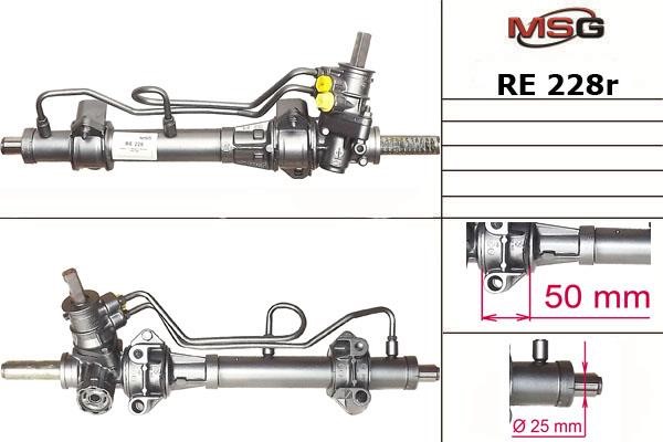 MSG Rebuilding RE228R Рульова рейка з ГПК відновлена RE228R: Купити в Україні - Добра ціна на EXIST.UA!