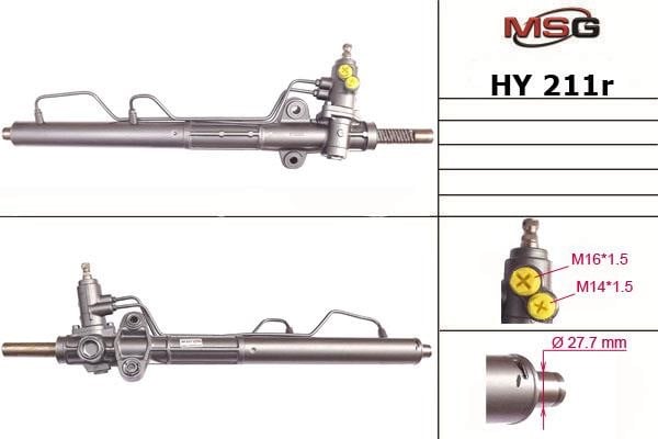 MSG Rebuilding HY211R Рульова рейка з ГПК відновлена HY211R: Купити в Україні - Добра ціна на EXIST.UA!