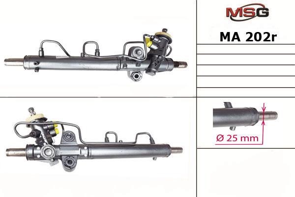 MSG Rebuilding MA202R Рульова рейка з ГПК відновлена MA202R: Купити в Україні - Добра ціна на EXIST.UA!