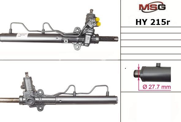 MSG Rebuilding HY215R Рульова рейка з ГПК відновлена HY215R: Купити в Україні - Добра ціна на EXIST.UA!