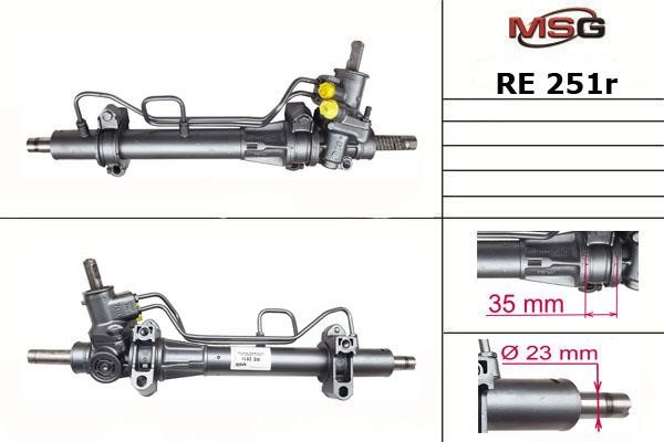 MSG Rebuilding RE251R Рульова рейка з ГПК відновлена RE251R: Купити в Україні - Добра ціна на EXIST.UA!