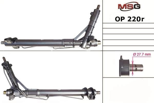 MSG Rebuilding OP220R Рульова рейка з ГПК відновлена OP220R: Купити в Україні - Добра ціна на EXIST.UA!
