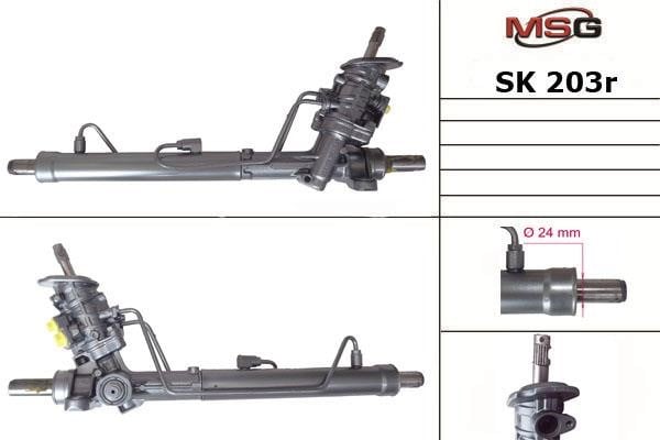 MSG Rebuilding SK203R Рульова рейка з ГПК відновлена SK203R: Приваблива ціна - Купити в Україні на EXIST.UA!