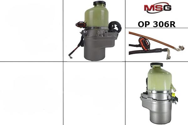MSG Rebuilding OP306R Насос гідропідсилювача керма відновлений OP306R: Купити в Україні - Добра ціна на EXIST.UA!