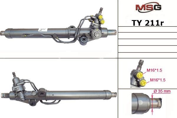MSG Rebuilding TY211R Рульова рейка з ГПК відновлена TY211R: Купити в Україні - Добра ціна на EXIST.UA!