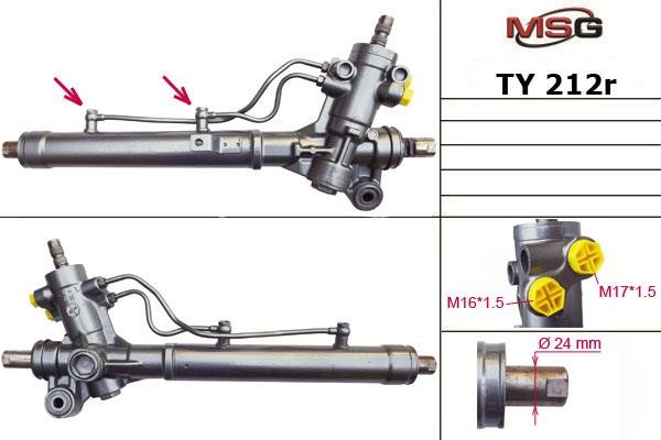 MSG Rebuilding TY212R Рульова рейка з ГПК відновлена TY212R: Купити в Україні - Добра ціна на EXIST.UA!
