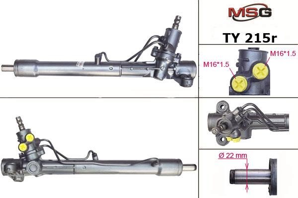MSG Rebuilding TY215R Рульова рейка з ГПК відновлена TY215R: Купити в Україні - Добра ціна на EXIST.UA!