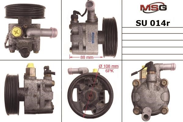 MSG Rebuilding SU014R Насос гідропідсилювача керма відновлений SU014R: Купити в Україні - Добра ціна на EXIST.UA!