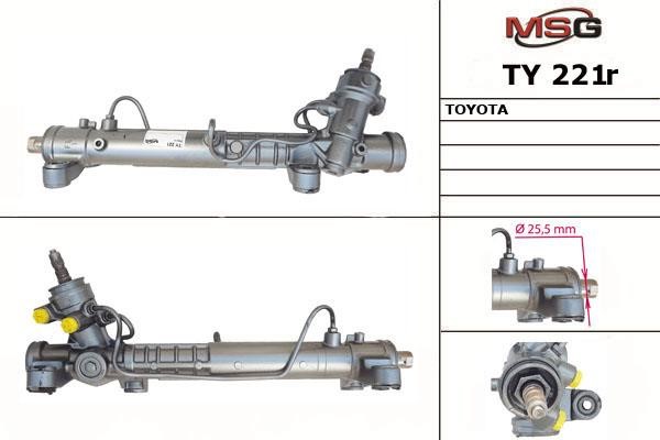MSG Rebuilding TY221R Рульова рейка з ГПК відновлена TY221R: Купити в Україні - Добра ціна на EXIST.UA!