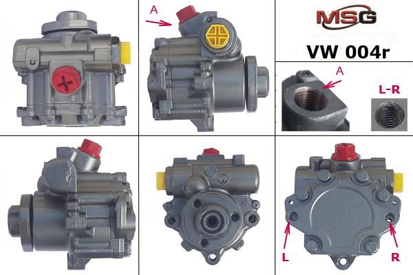 MSG Rebuilding VW004R Насос гідропідсилювача керма відновлений VW004R: Купити в Україні - Добра ціна на EXIST.UA!