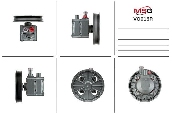 MSG Rebuilding VO016R Насос гідропідсилювача керма відновлений VO016R: Купити в Україні - Добра ціна на EXIST.UA!