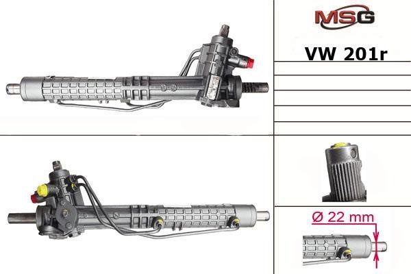 MSG Rebuilding VW201R Рульова рейка з ГПК відновлена VW201R: Купити в Україні - Добра ціна на EXIST.UA!