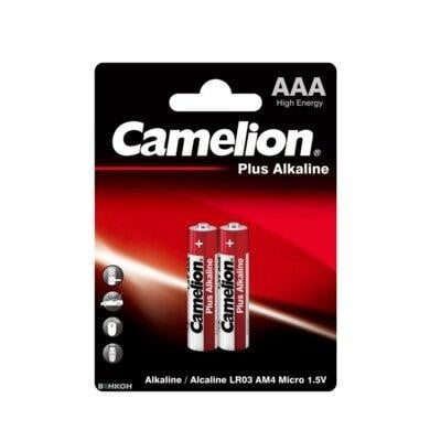 Camelion 4260033150059 Батарейка Camelion Plus ALKALINE AAA/LR03 BP2 2шт 4260033150059: Купити в Україні - Добра ціна на EXIST.UA!