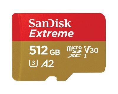 Sandisk SDSQXAV-512G-GN6MA Флеш пам'ять microSDXC (UHS-1 U3) SanDisk Extreme A2 512Gb class 10 V30 SDSQXAV512GGN6MA: Купити в Україні - Добра ціна на EXIST.UA!