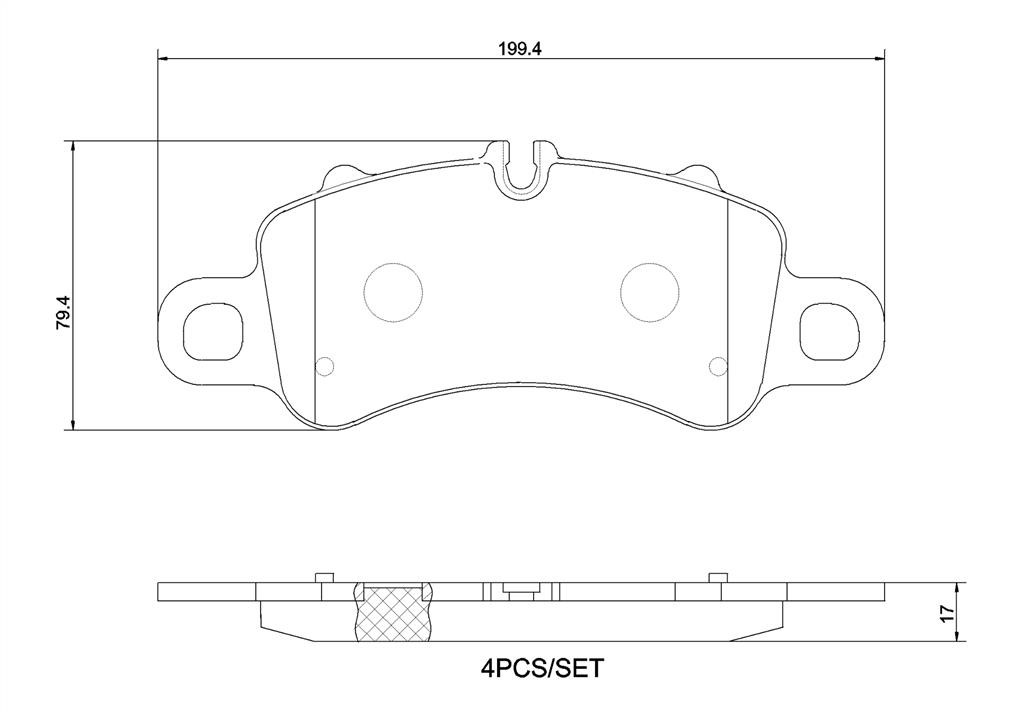 Brembo P65041N Гальмівні колодки, комплект P65041N: Купити в Україні - Добра ціна на EXIST.UA!